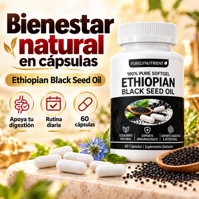 BLACKVITAL™ – Cápsulas de Semilla Negra Etíope - OFERTA 2X1