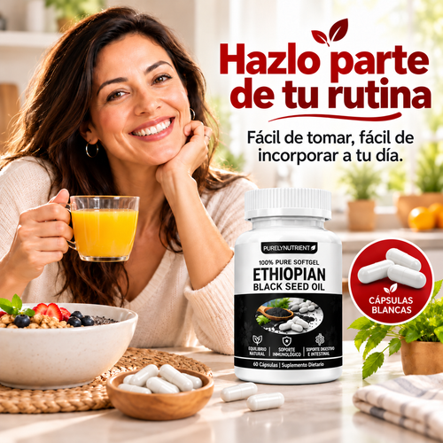 BLACKVITAL™ – Cápsulas de Semilla Negra Etíope - OFERTA 2X1