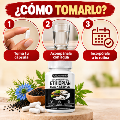 BLACKVITAL™ – Cápsulas de Semilla Negra Etíope - OFERTA 2X1