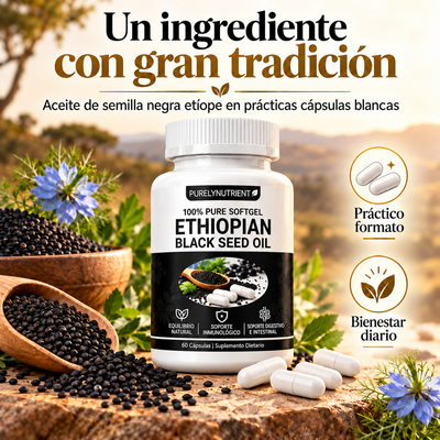 BLACKVITAL™ – Cápsulas de Semilla Negra Etíope - OFERTA 2X1