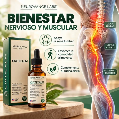 CIATICALM™ — Gotas para el Nervio Ciático