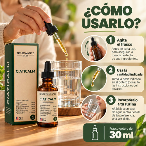 CIATICALM™ — Gotas para el Nervio Ciático