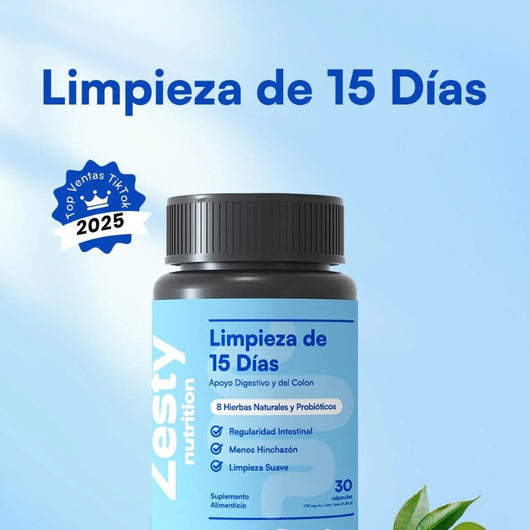 Zesty - Capsulas Limpieza de 15 Días - Oferta 2X1