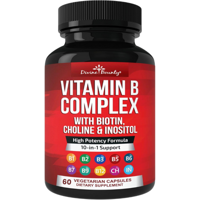 DivineBounty - Vitaminas del complejo Super B - OFERTA 2X1