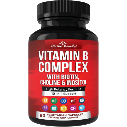 DivineBounty - Vitaminas del complejo Super B - OFERTA 2X1