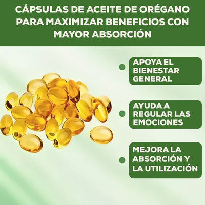 Aceite de orégano con Aceite de semilla negra 🍃🌿