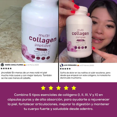 Capsulas Multi Collageno - Belleza y Bienestar