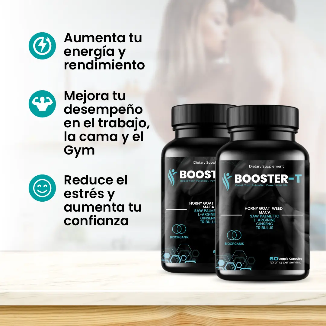 Booster-T - Desata Tu Potencia Masculina - OFERTA 2X1