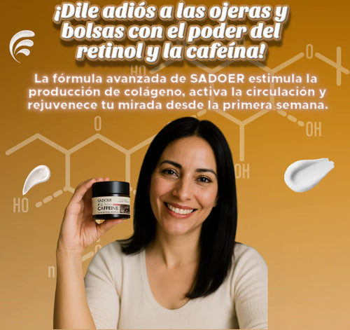 2x1 Crema hidratante antiarrugas con retinol y cafeina