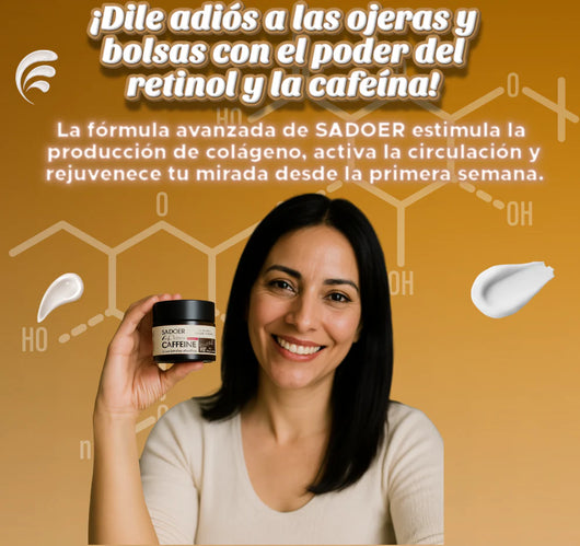 2x1 Crema hidratante antiarrugas con retinol y cafeina
